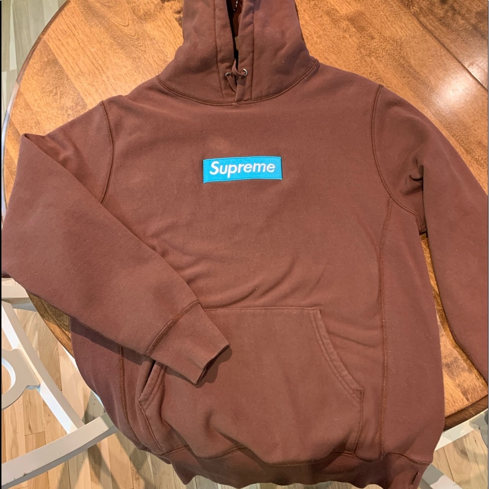 🟤 SOLD 🟤 Authentic Supreme Box Logo Hoodie